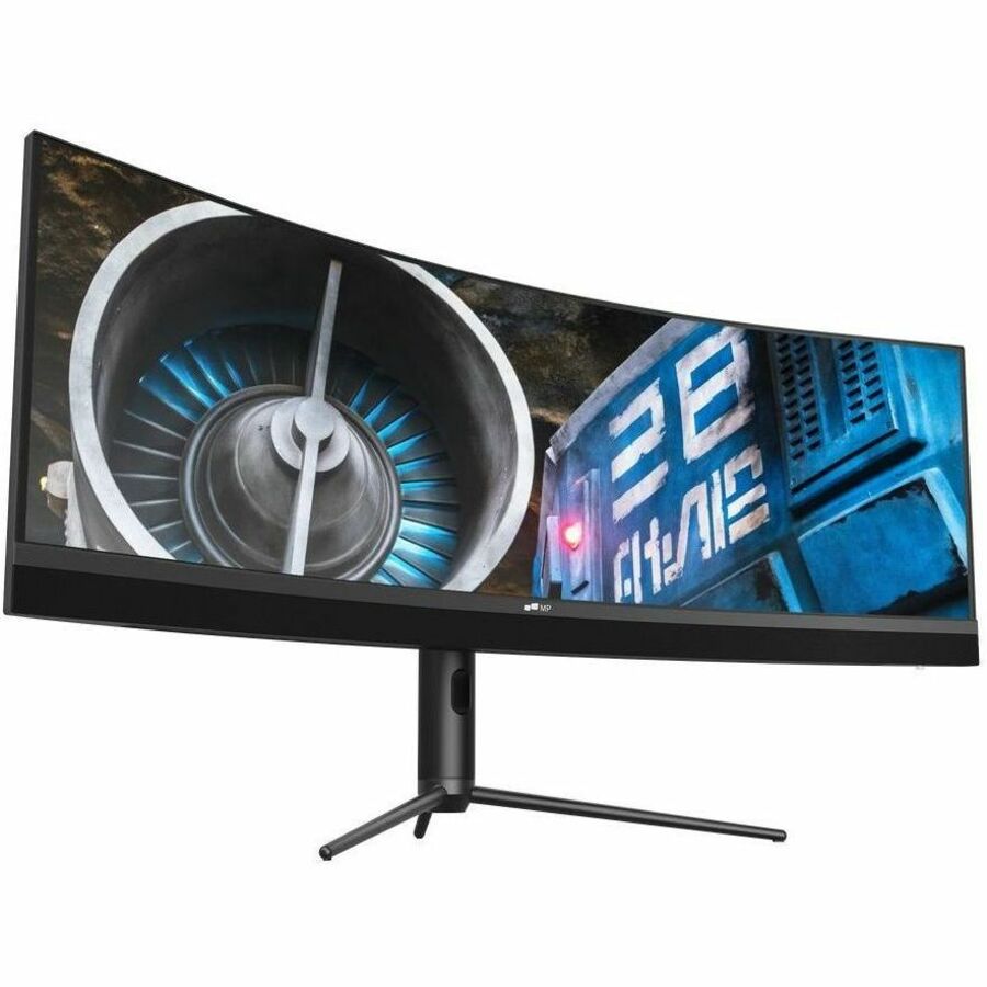 Mobile Pixels 45-Inch Dual Quad HD (DQHD) Gaming OLED Monitor – Immersive Curved Display with 165Hz Refresh Rate and Built-in Microphone
