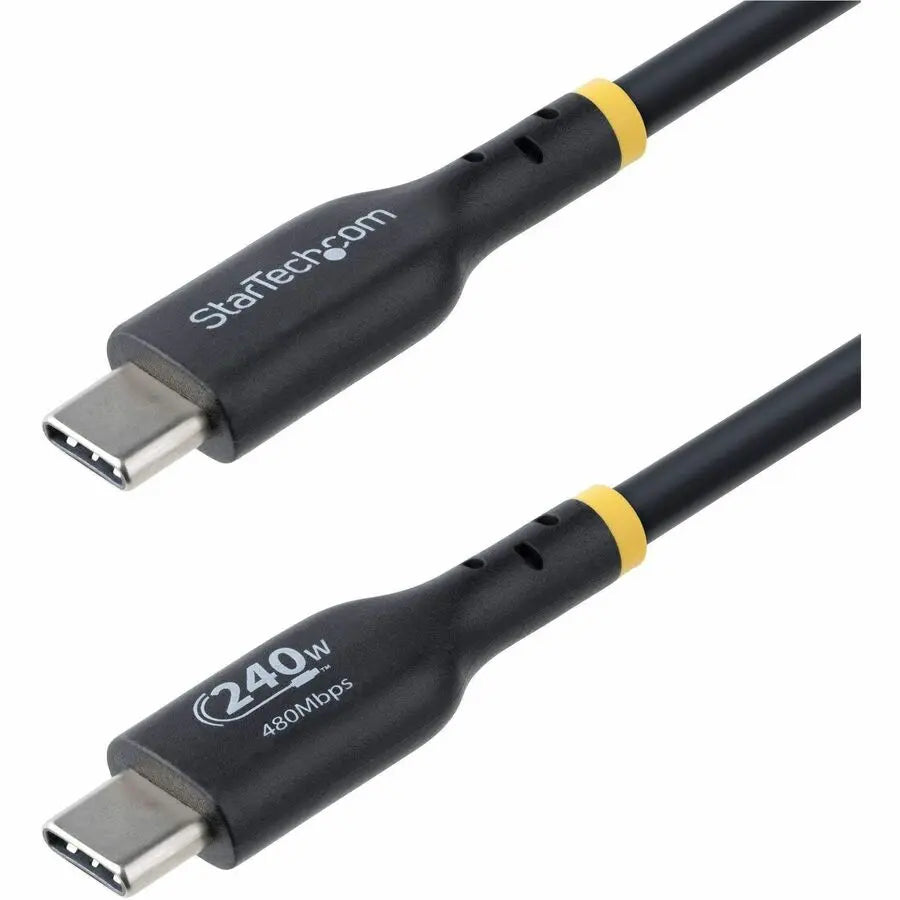 StarTech.com 6ft USB-C Charging and Data Transfer Cable with 240W Power Delivery