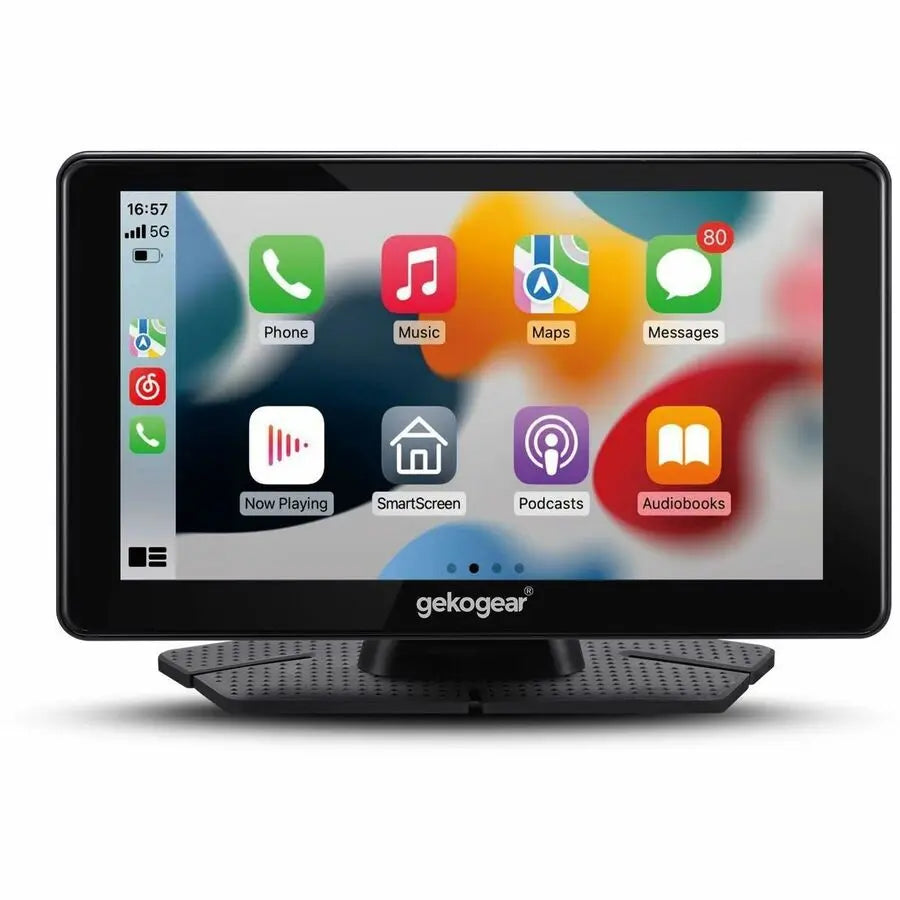 GekoGear Orbit C100 7-Inch Car Display with Apple CarPlay and Android Auto