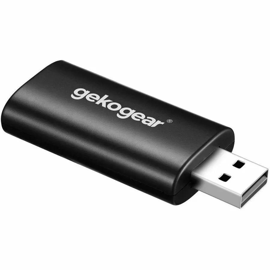 GekoGear Orbit A100 Wireless Bluetooth Adapter for Apple CarPlay - External USB Dongle by Adesso, Inc