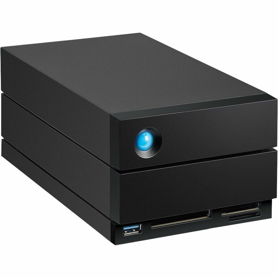 LaCie 2big Dock DAS Storage System by Seagate Technology – 48TB RAID Desktop Storage with Thunderbolt 4 and USB-C Compatibility