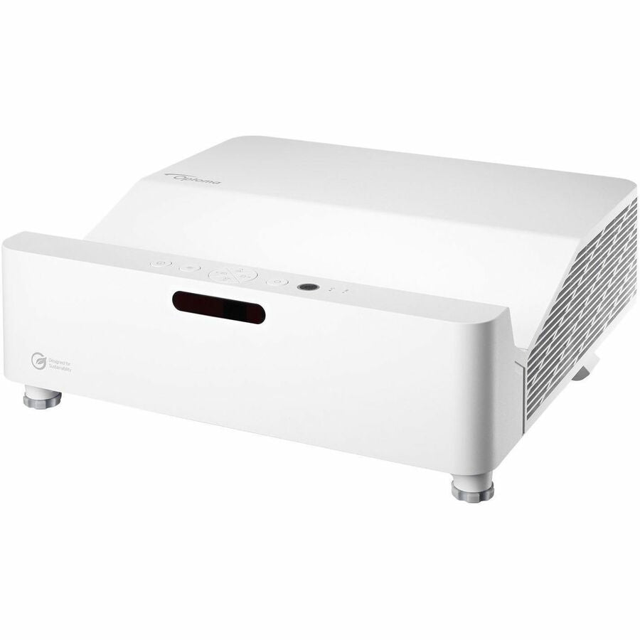 Optoma ZW410UST Compact Eco-Friendly Ultra Short Throw DLP Projector - 4000 Lumens, Portable White