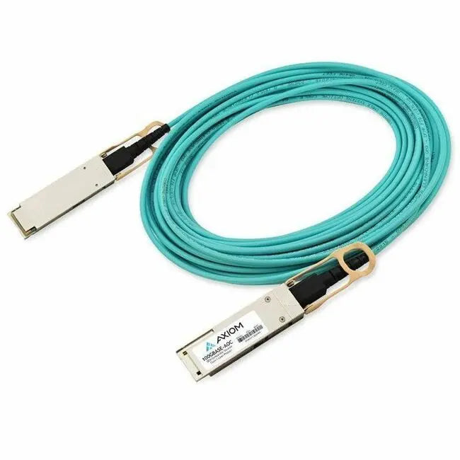 Axiom Fiber Optic Network Cable AXG96918 – High-Speed 100Gbps AOC for Enterprise Networking