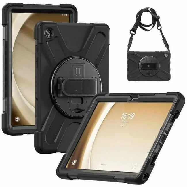 CODi Rugged Case for Samsung Galaxy Tab A9+ – 360° Protection with Rotating Kickstand and Adjustable Strap