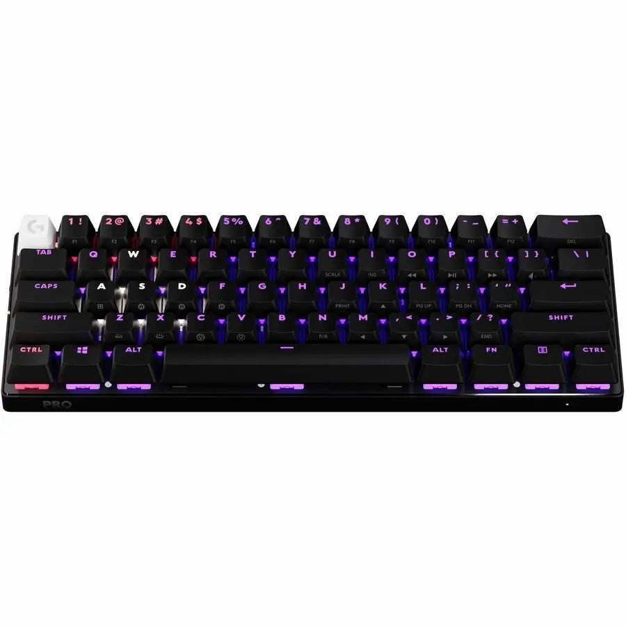 Logitech G PRO X 60 LIGHTSPEED Wireless Gaming Keyboard, Ultra Compact TKL 60% Mechanical Keyboard for Windows PC, LIGHTSYNC RGB, Dual-Shot PBT Keycaps, GX Optical Linear Switches, Black