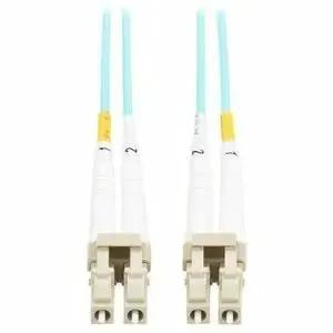 Eaton Tripp Lite Series N820-10M-TAA OM3 Multimode Fiber Optic Patch Cable – 10 Gb Ethernet, Duplex LC Connectors, Aqua OFNP Jacket by Eaton Corporation