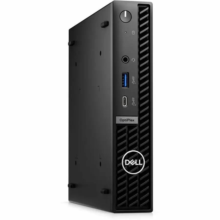 Dell OptiPlex 7000 7020 Desktop Computer - Intel Core i5 14th Gen i5-14500T - vPro Technology - 16 GB - 256 GB SSD - Micro PC - Black by Dell Technologies