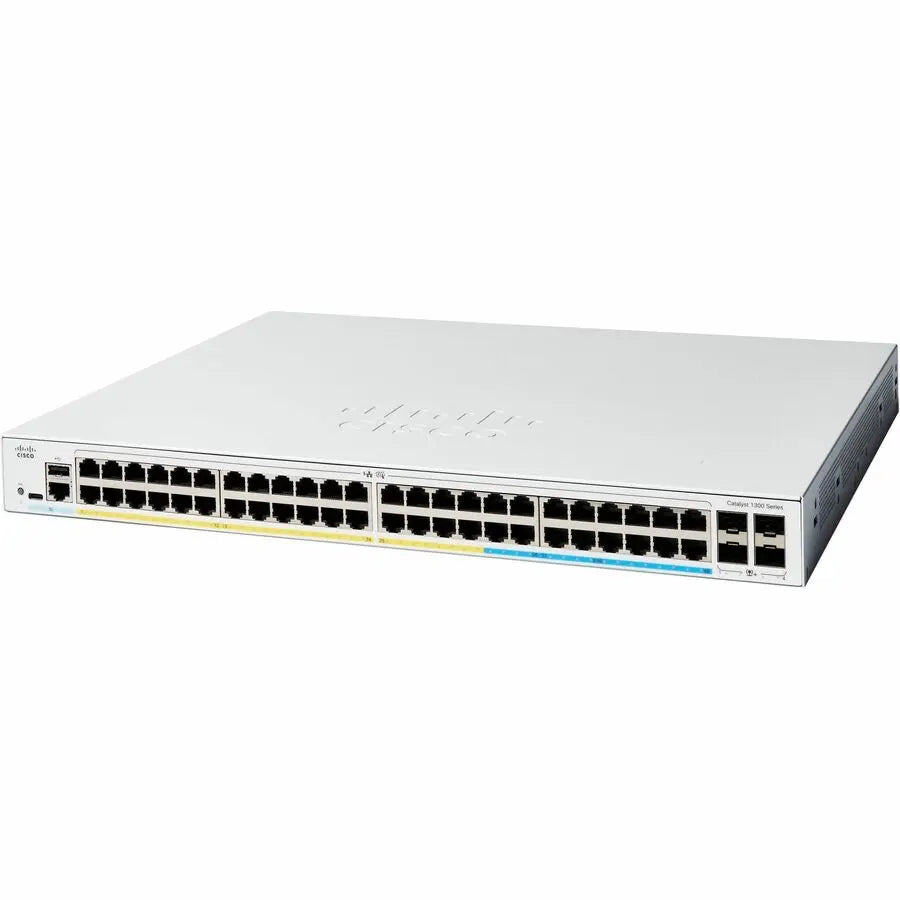 Cisco Catalyst C1300-48MGP-4X Layer 3 Switch — Managed Gigabit Ethernet with PoE+ for Small to Medium Business Networks