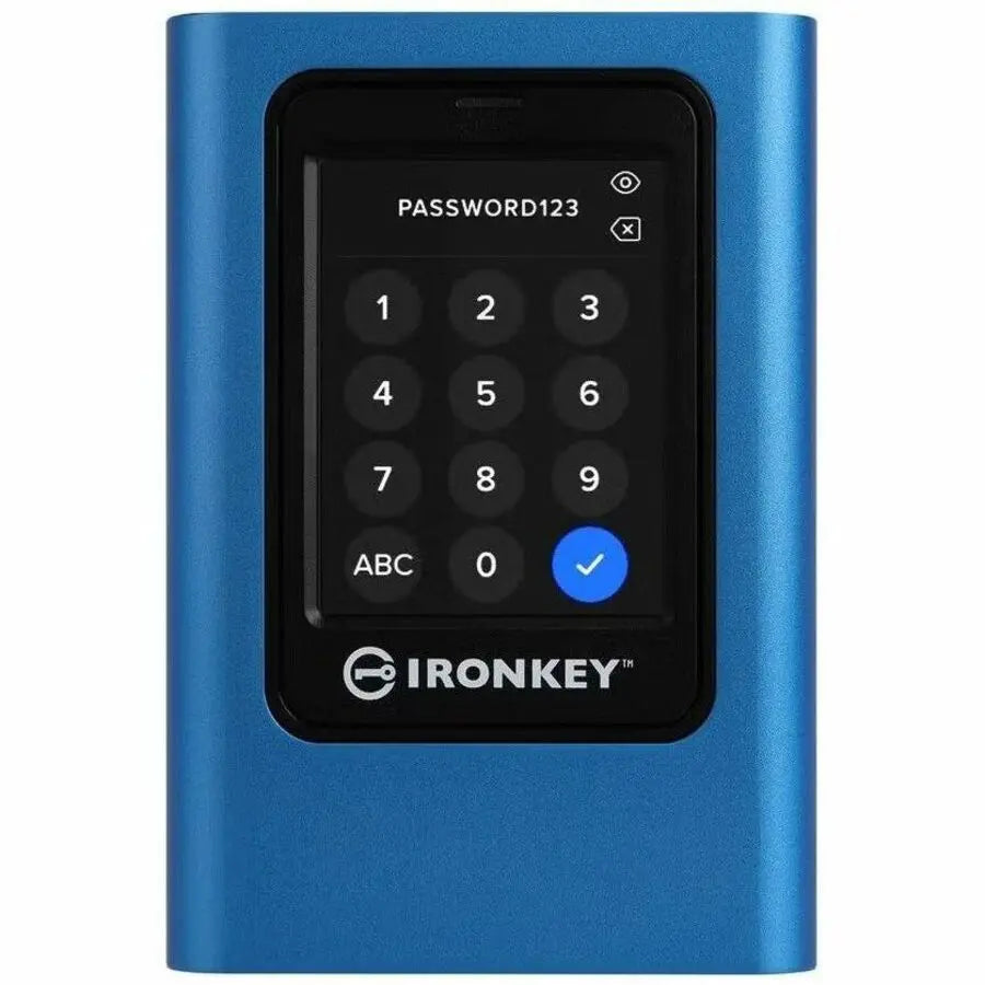 Kingston IronKey Vault Privacy 80 External SSD 3.75TB with Touch Screen and Hardware Encryption