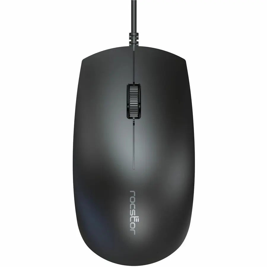 Rocstor Premium M10 USB Wired Optical Mouse - 1200 dpi, Comfortable & Reliable for Windows & Mac