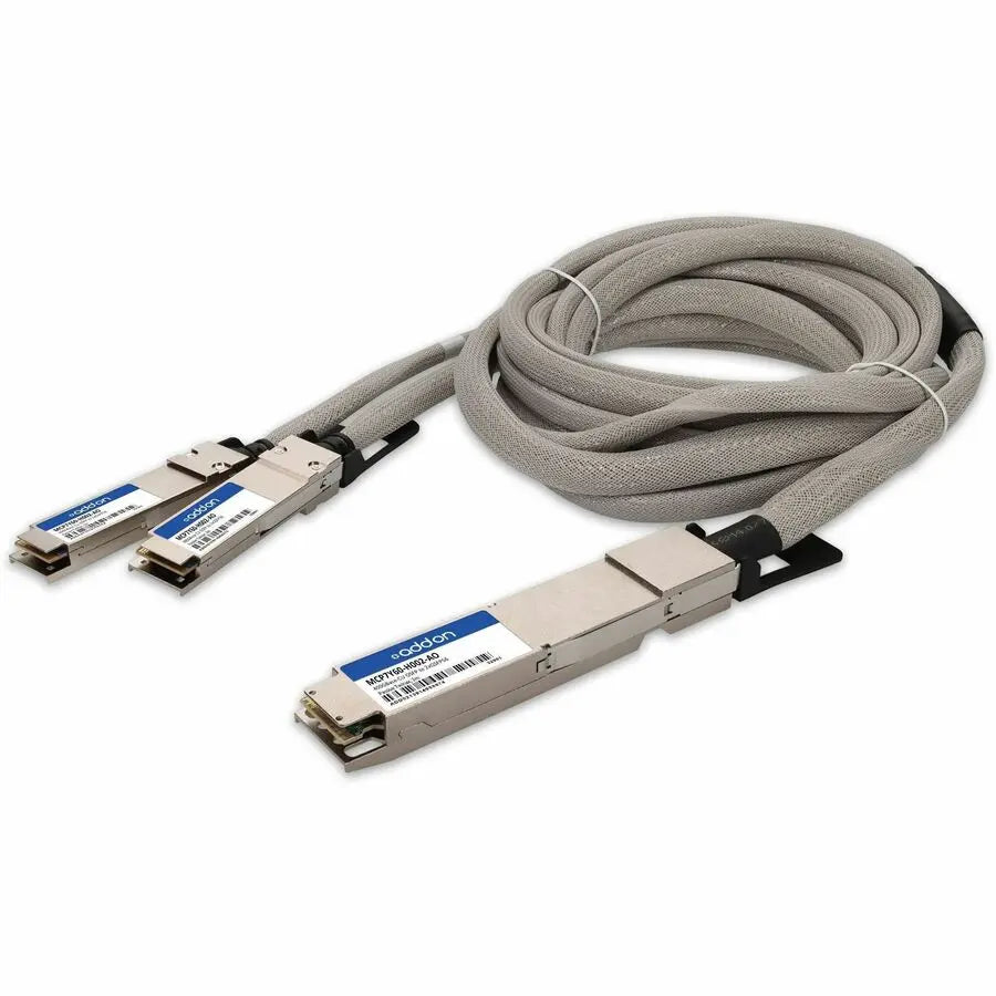 AddOn Mellanox MCP7Y60-H002-AO 400GBase-CU OSFP to Dual QSFP56 Passive Copper Direct Attach Cable (2 meters)