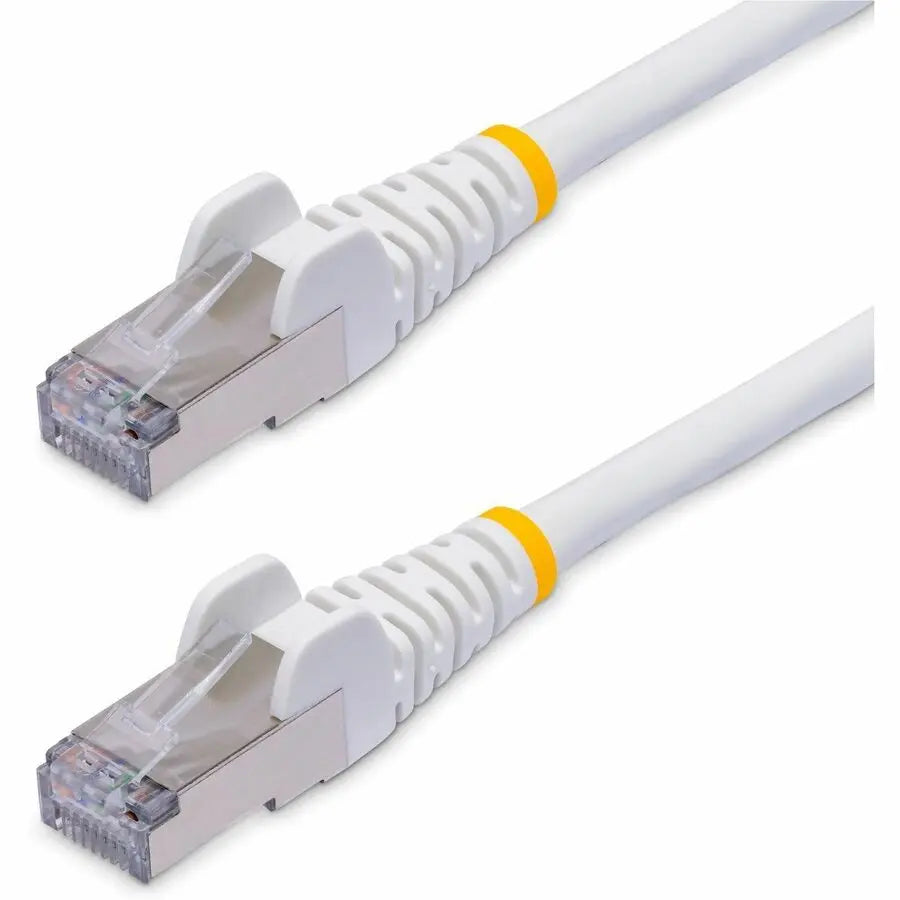 StarTech.com 3ft White Cat 8 S/FTP Ethernet Cable – 25/40Gbps, 2000MHz, PoE++ Support