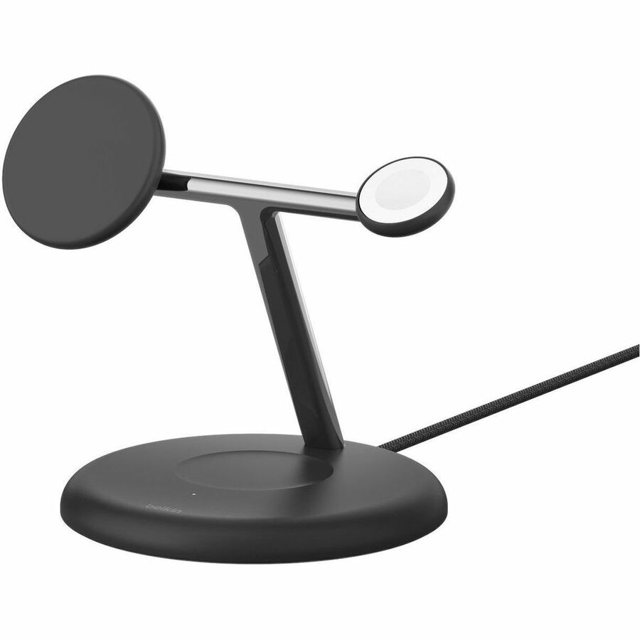 Belkin BoostCharge Pro Qi2 3-in-1 Magnetic Wireless Charging Stand, WIZ023TTBK