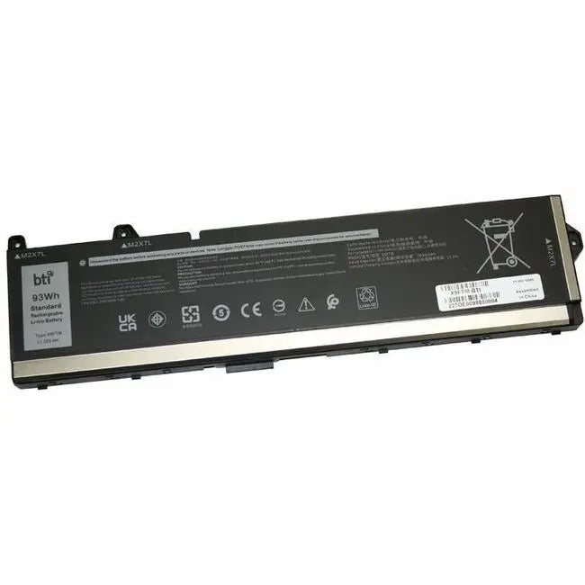 BTI X9FTM-BTI 6-Cell 11.55V Lithium-Ion Battery for Dell Precision 7670, 7680, 7770, 7780