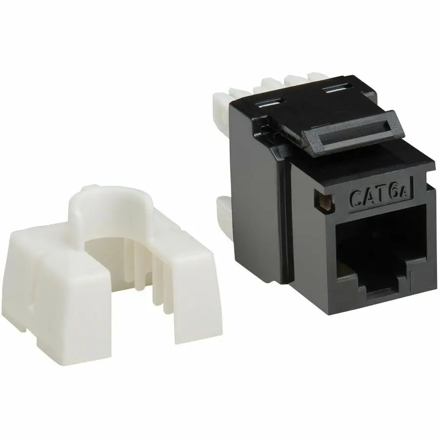 Eaton Tripp Lite Series CAT6a Keystone Jack with Support for PoE++ - Model N238-025-BK-6A