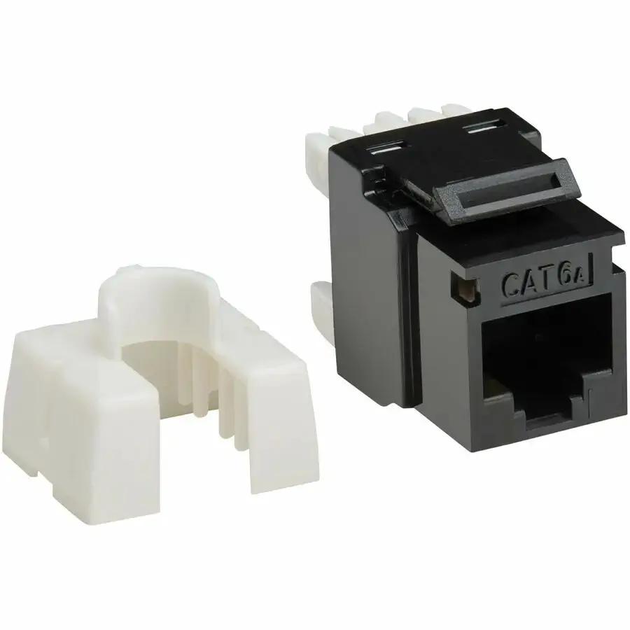 Eaton Tripp Lite Series CAT6a Keystone Jack with Support for PoE++ - Model N238-025-BK-6A by Eaton Corporation