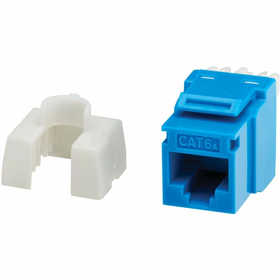 Eaton Tripp Lite Series N238-025-BL-6A Cat6a Keystone Jack, Blue, 25-Pack