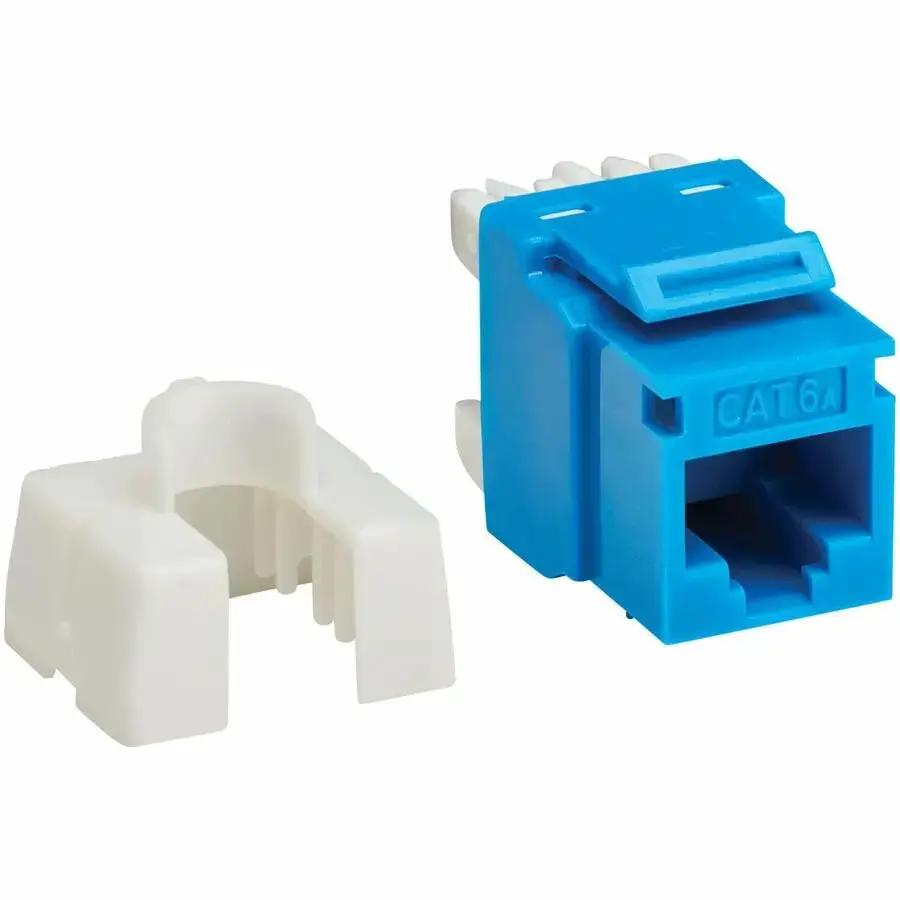 Eaton Tripp Lite Series N238-001-BL-6A Cat6a Keystone Jack with PoE++ Support by Eaton Corporation