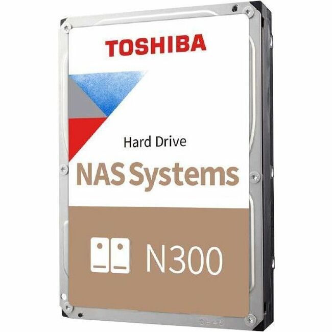 Toshiba N300 10TB NAS Internal Hard Drive, 7200 RPM, 512MB Cache, SATA 6Gb/s, HDWG71AXZSTA