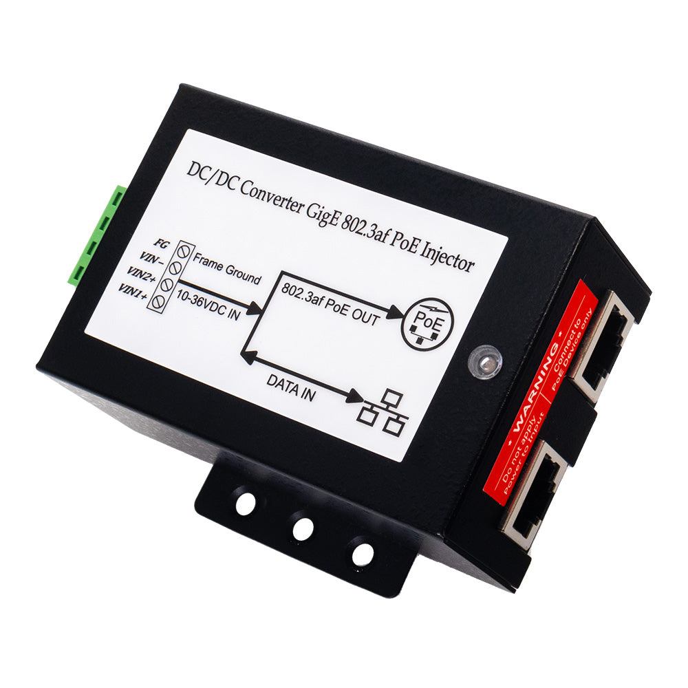FLIR Systems PoE Injector 12-24V 5Gb - High-Speed Power over Ethernet for Security and Marine Devices