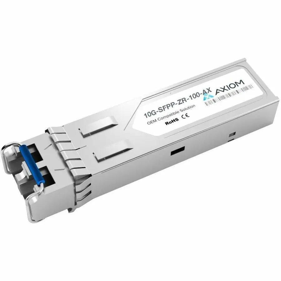 Axiom 10GBASE-ZR SFP+ Transceiver Module - Brocade Compatible, 10 Gbps, RoHS Compliant