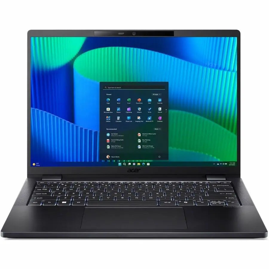 Acer TravelMate P6 14 P614-73T TMP614-73T-78TG 14" Touchscreen Notebook - WUXGA - 60 Hz - Intel Core Ultra 7 165H - 32 GB - 1 TB SSD - English Keyboard - Black