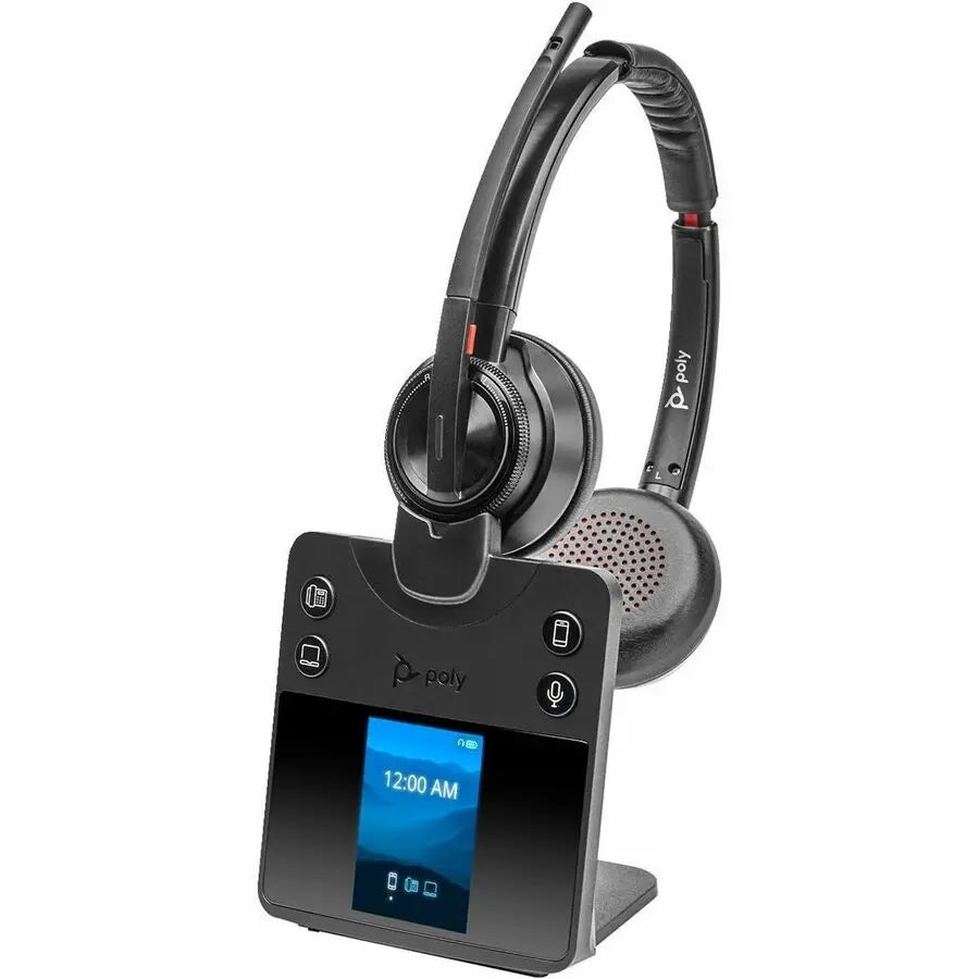 Poly Savi 8420 Headset with Noise-Canceling Microphone and Wireless Connectivity