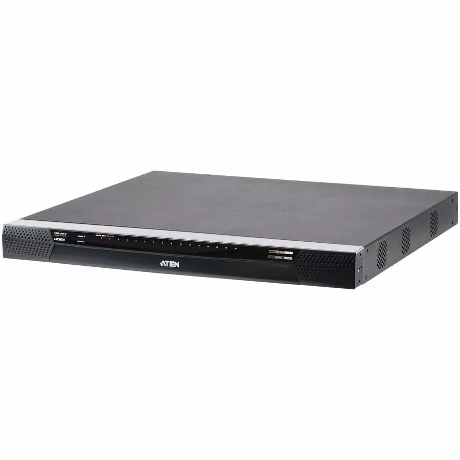 ATEN Technologies KN2116VB 1-Local/2-Remote Access 16-Port KVM over IP Switch - Rack-Mountable, TAA Compliant
