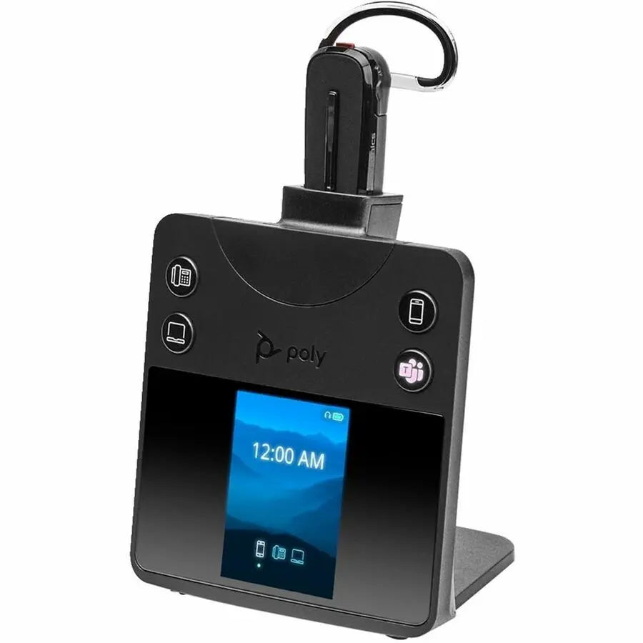 Poly Savi 8445 Office Microsoft Teams Certified DECT Convertible Headset for Home and Office
