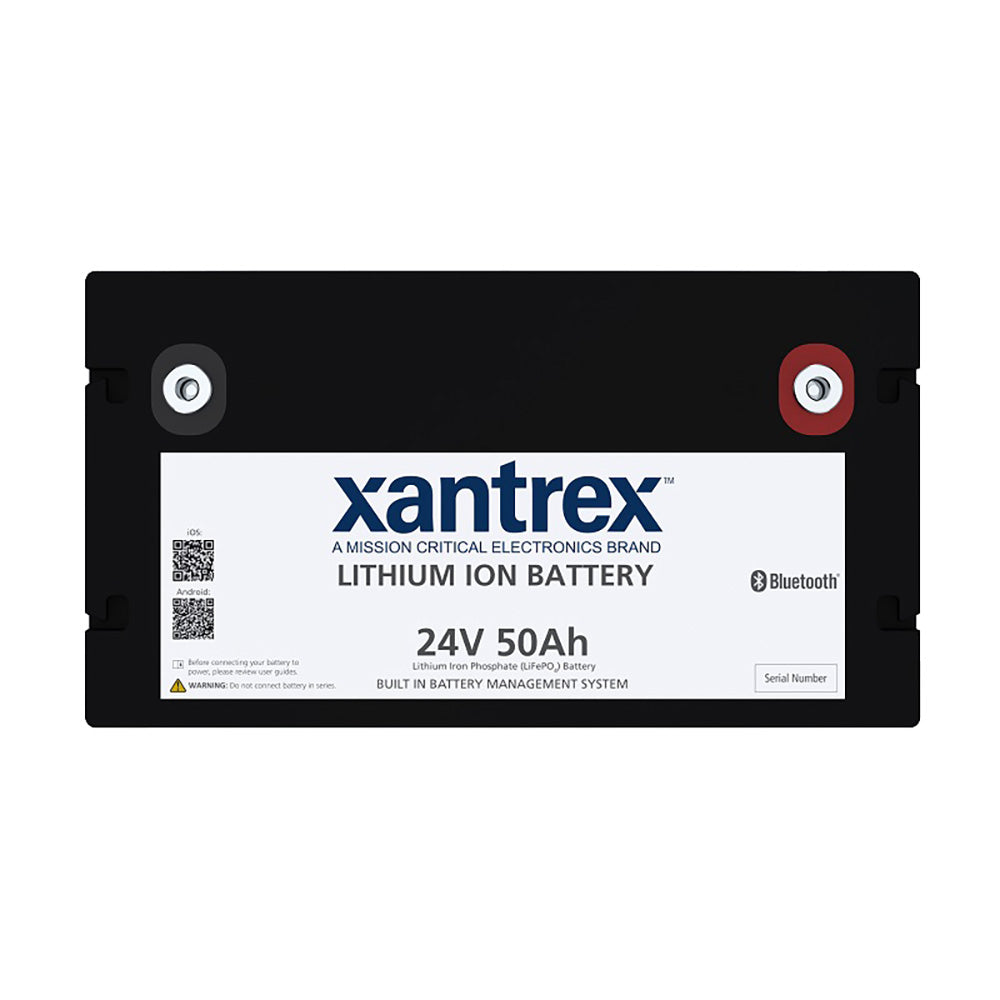 Xantrex 24V 50Ah Lithium-Ion LiFePO4 Battery - High Performance Marine and RV Power Solution