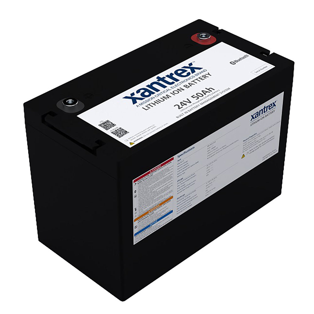 Xantrex 24V 50Ah Lithium-Ion LiFePO4 Battery - High Performance Marine and RV Power Solution