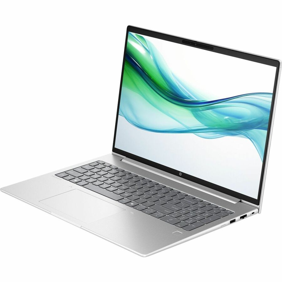HP ProBook 460 G11 16-Inch Touchscreen Notebook with Intel Core Ultra 5, 16GB RAM, and 256GB SSD in Pike Silver Aluminum