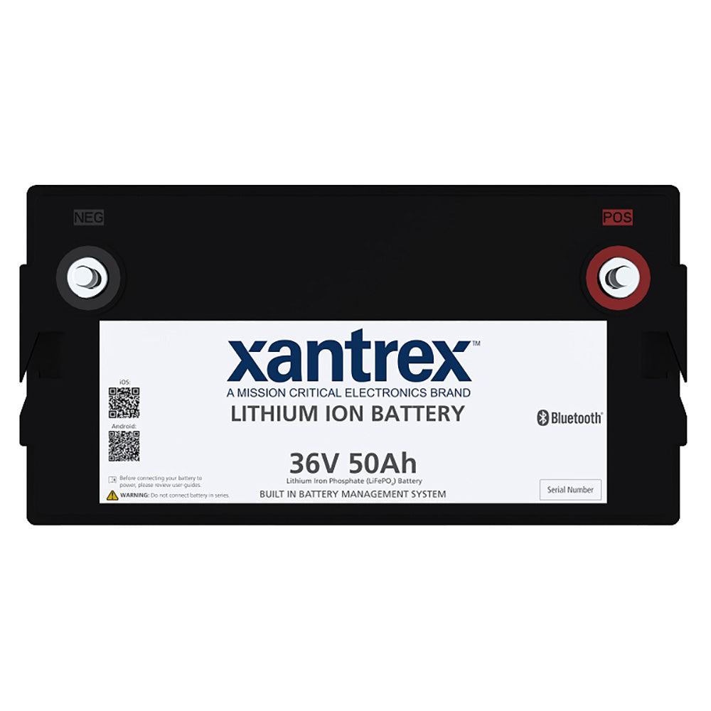 Xantrex 36V 50Ah Lithium-Ion LiFePO4 Battery for Marine and Mobile Applications