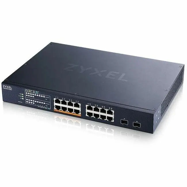 ZYXEL XMG1915-18EP 16-Port 2.5G Multi-Gigabit Smart Cloud Managed PoE Switch with 2 10G SFP+ Uplinks