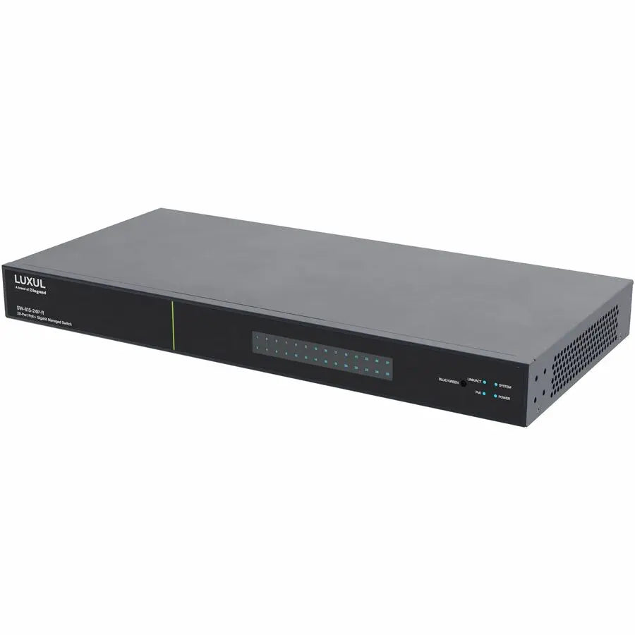 Luxul SW-615-24P-R 1Gb L2/L3 Managed Switch with 24 PoE+ Ports and 4 SFP+ 10Gb Ports