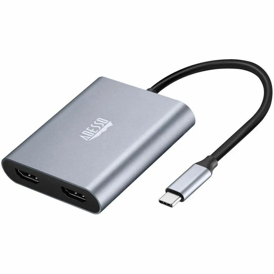 Adesso AUH-5020 USB-C to Dual HDMI Adapter - 4K Ultra HD Support with Multi-Stream and Plug-and-Play Convenience