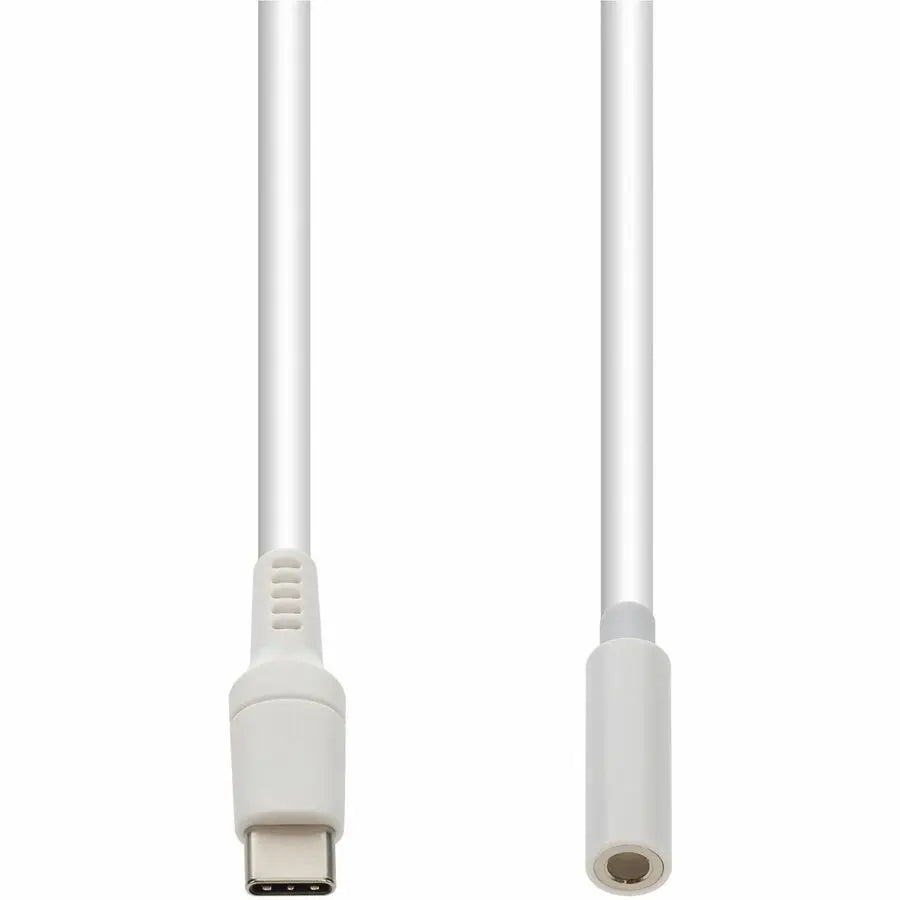 AddOn USB C to 3.5mm Audio Headphone Jack Adapter Cable White - Model USBC2AFW
