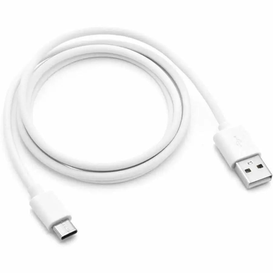4XEM 15FT USB-C to USB 2.0 Type-A Cable - White for Data Transfer and Charging