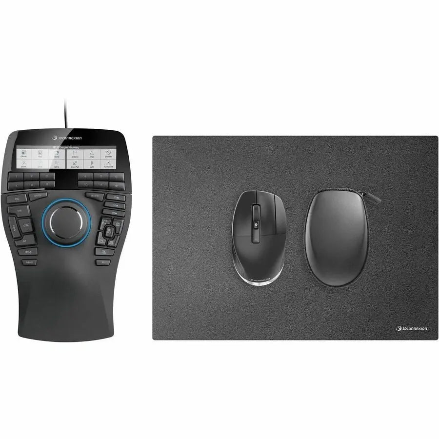 3Dconnexion SpaceMouse Enterprise Kit 2 – CAD Productivity Input Device with Wireless Mouse and Accessories