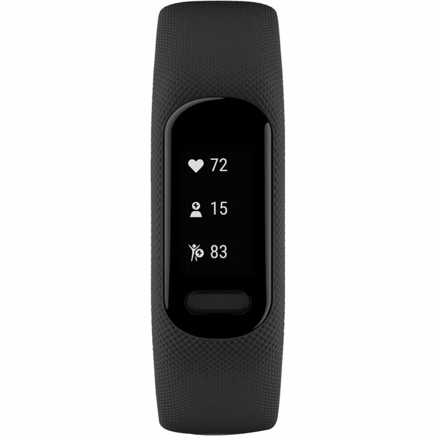 Garmin vívosmart 5 Smart Band with Heart Rate Monitor and GPS - Black Silicone Band