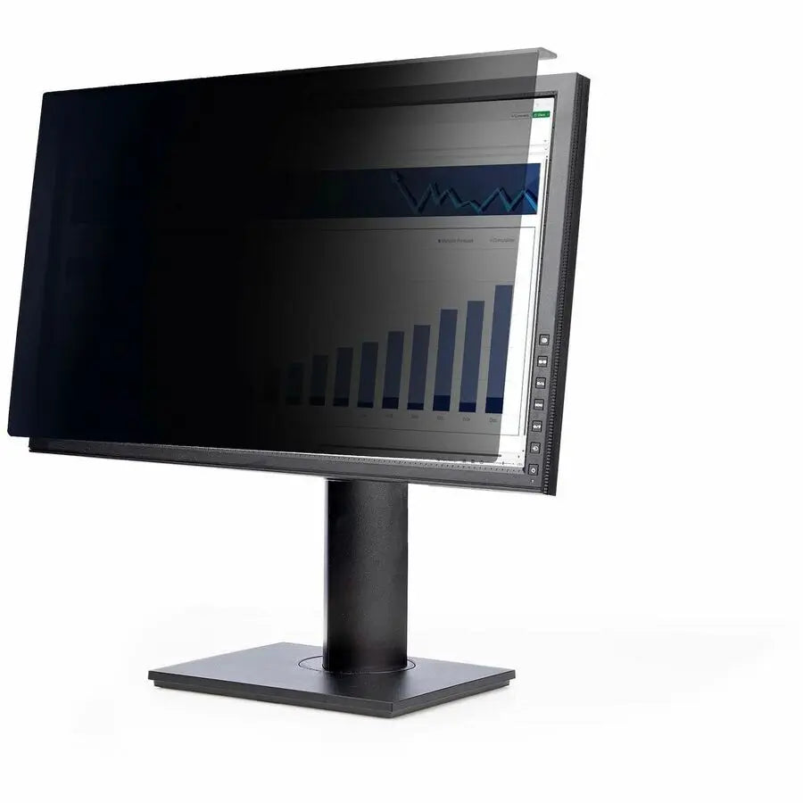 StarTech.com 23.8-inch Hanging Acrylic Privacy Screen with Blue Light Filter and Microlouver Technology
