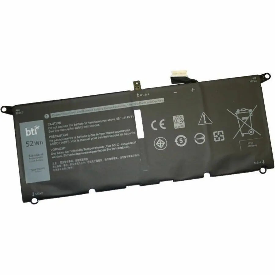 Battery Technology Inc. 451-BCDX-BTI 7.6V 52Wh Lithium-Ion Notebook Battery for Dell XPS 13 and Inspiron 13 Models