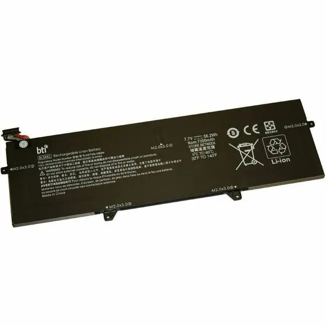 Battery Technology Inc. L07041-855-BTI 7.7V 56.2Wh Lithium-Ion Notebook Battery for HP EliteBook 1040 G5 & G6 X360 Models
