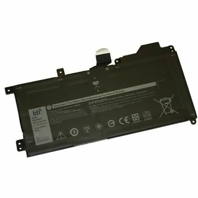 Battery Technology Inc. 451-BCLQ-BTI 7.6V 38Wh Lithium-Ion Battery for Dell Latitude 7200 2-in-1