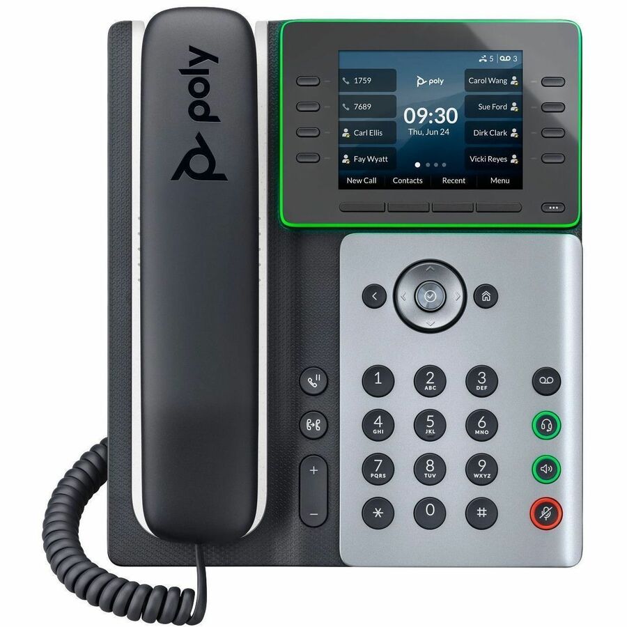 Poly Edge E350 IP Phone with Microban Protection and Wi-Fi – Model E350