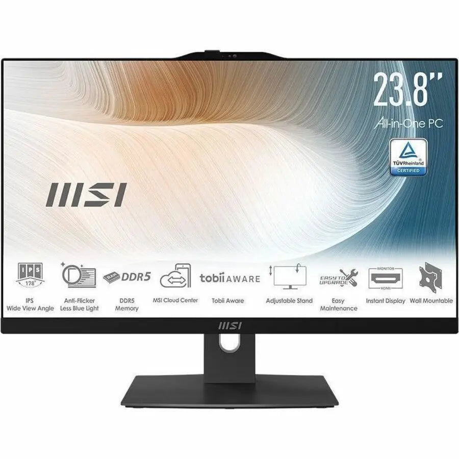 MSI Modern AM242TP 1M-1092US All-in-One Computer with 24-Inch FHD Touchscreen and Windows 11 Pro