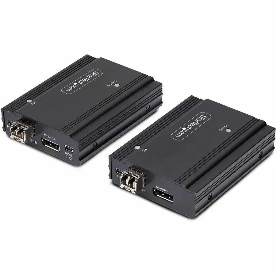 StarTech.com FD121-KVM-EXTENDER Fiber Optic 4K DisplayPort KVM Extender Kit by StarTech.com