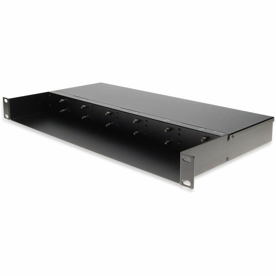 AddOn ADD-MIMC-1U12S-CHASSIS-D 19-Inch 12-Slot Media Converter Chassis with Single Redundant Power Supply