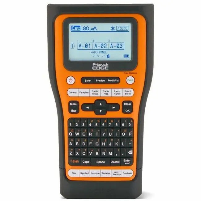 Brother P-touch PT-E510VP Industrial Label Maker with Laminated Labels and Heat Shrink Tubes