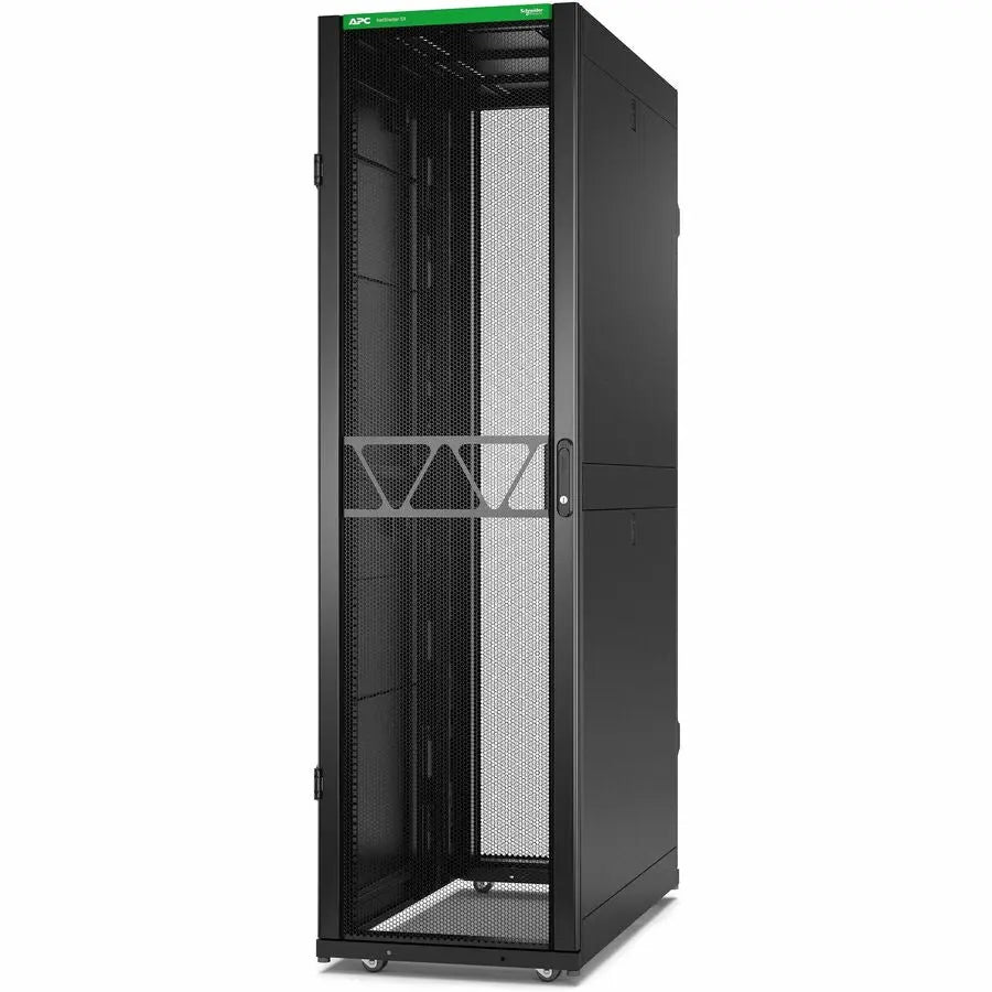 APC NetShelter SX Server Rack Gen 2, 45U, 2124H x 600W x 1200D mm, with Sides, Black [TAA]